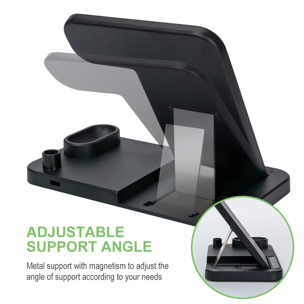 Quick-charge 15w Folding 4-in-1 Wireless Charger Quick-charge 15w Folding 4-in-1 Wireless Charger